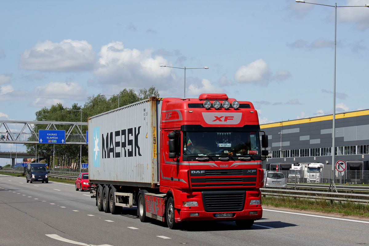 Литва, № HBZ 070 — DAF XF95 FT