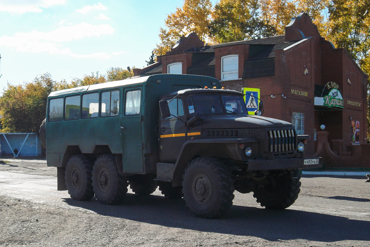 Алтайский край, № У 493 РА 22 — Урал-4320-01