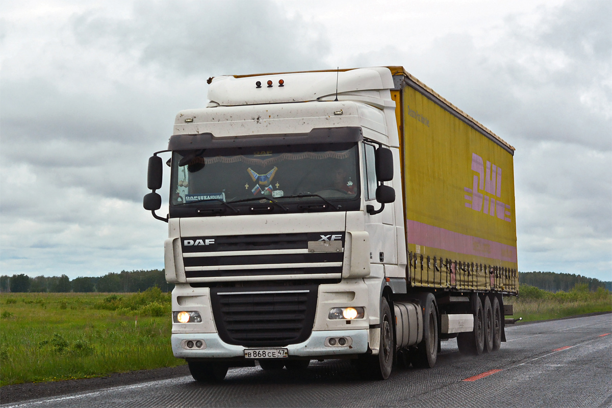 Ленинградская область, № В 868 СЕ 47 — DAF XF105 FT