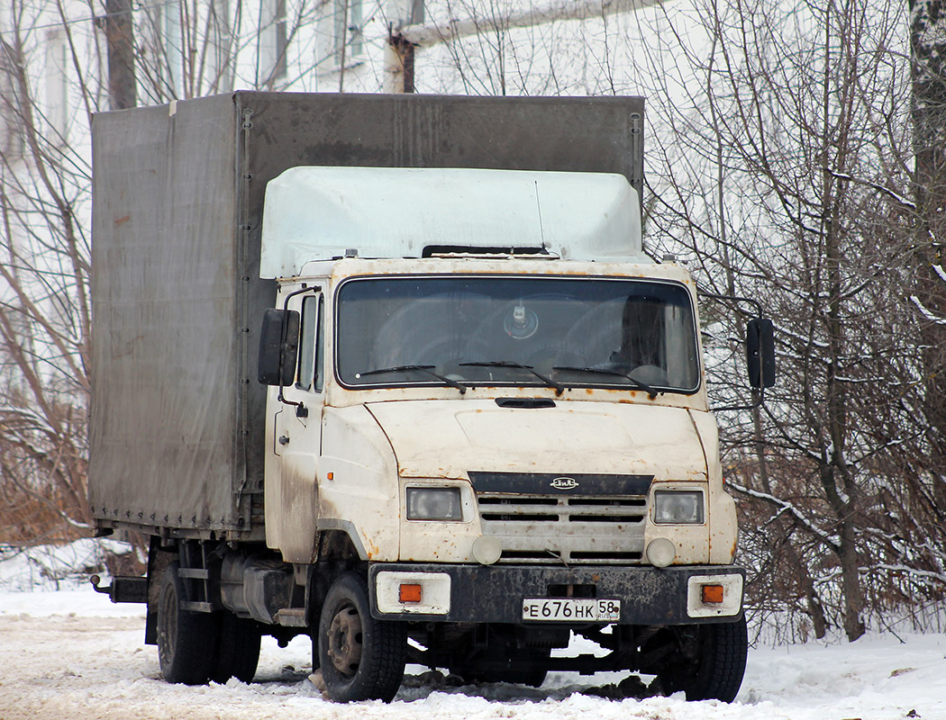 Пензенская область, № Е 676 НК 58 — ЗИЛ-5301 "Бычок"(общая модель)