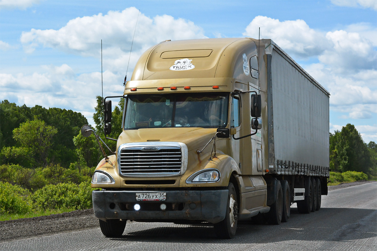 Вологодская область, № А 726 УХ 35 — Freightliner Columbia