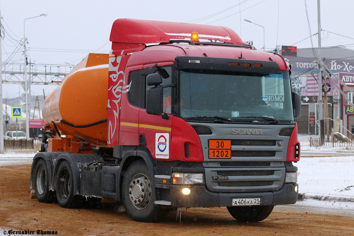 Чувашия, № А 406 КА 21 — Scania ('2004) P380