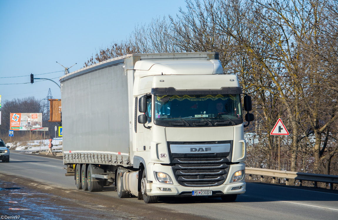 Словакия, № MI-230DY — DAF XF Euro6 FT