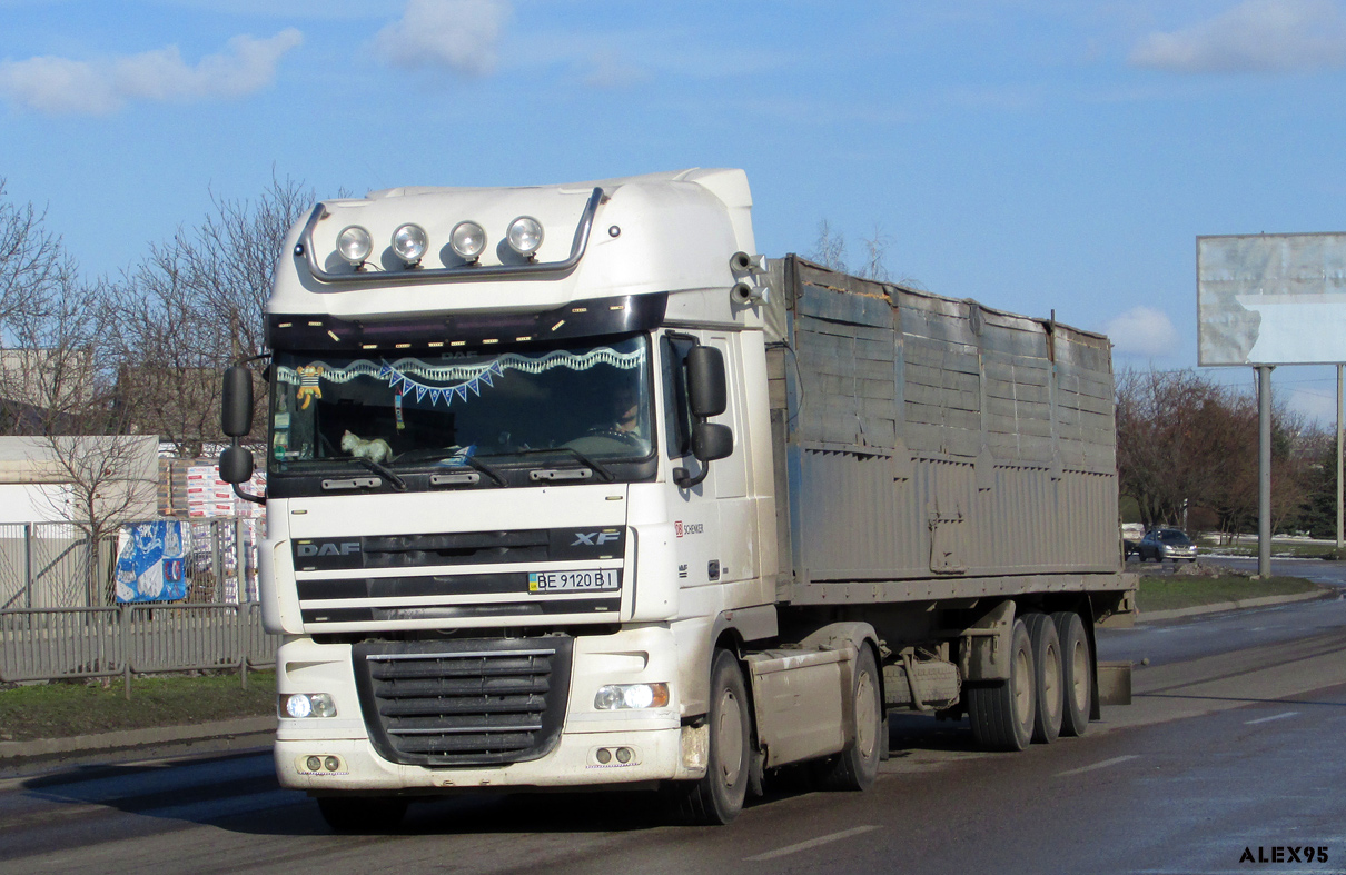 Николаевская область, № ВЕ 9120 ВІ — DAF XF105 FT