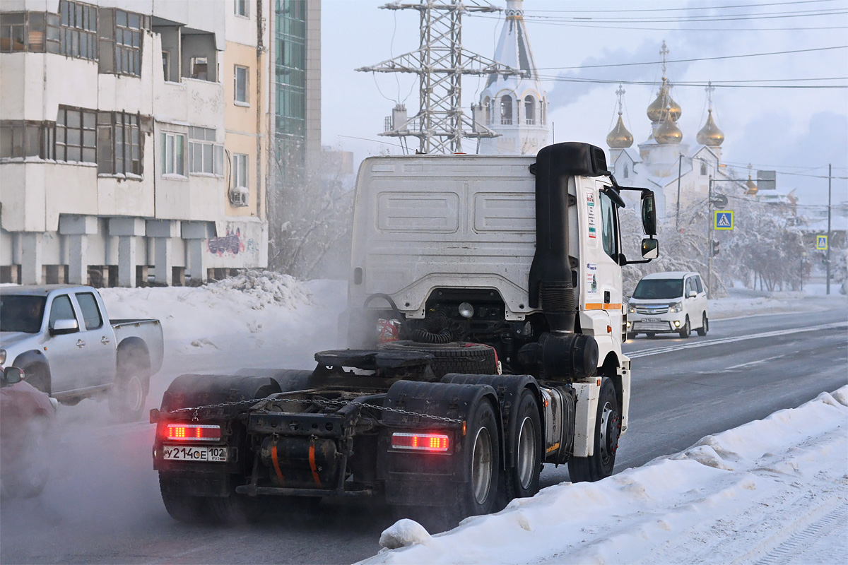 Башкортостан, № У 214 СЕ 102 — КамАЗ-65206-T5