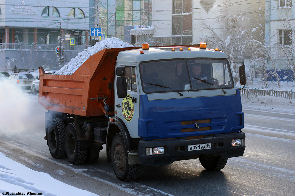 Саха (Якутия), № В 091 ВА 14 — КамАЗ-55111-02 [55111C]