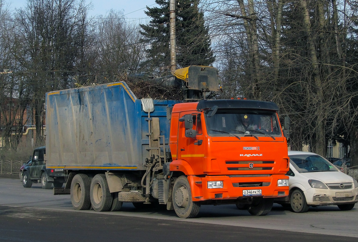 Калужская область, № О 346 РК 40 — КамАЗ-65115-A5