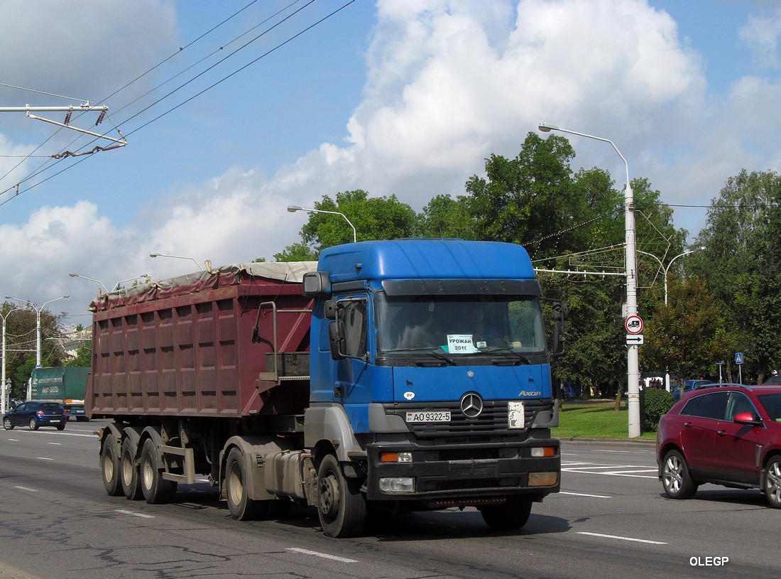 Минская область, № АО 9322-5 — Mercedes-Benz Axor (общ.м)