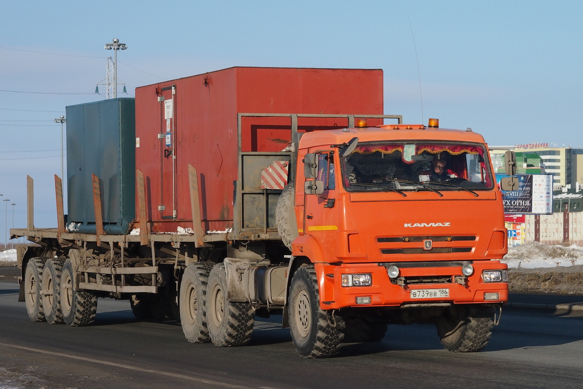 Ханты-Мансийский автоном.округ, № В 739 ВВ 186 — КамАЗ-53504-46