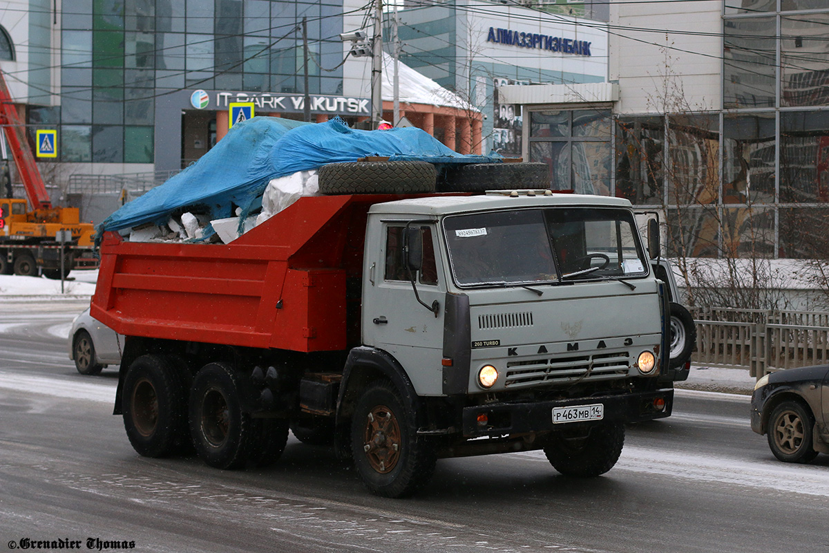 Саха (Якутия), № Р 463 МВ 14 — КамАЗ-55111 (общая модель)