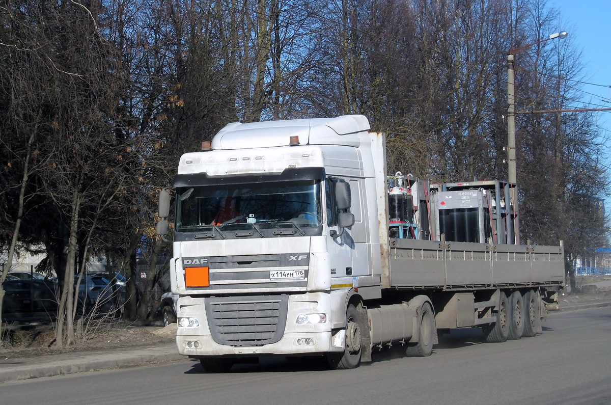 Санкт-Петербург, № Х 114 УН 178 — DAF XF105 FT