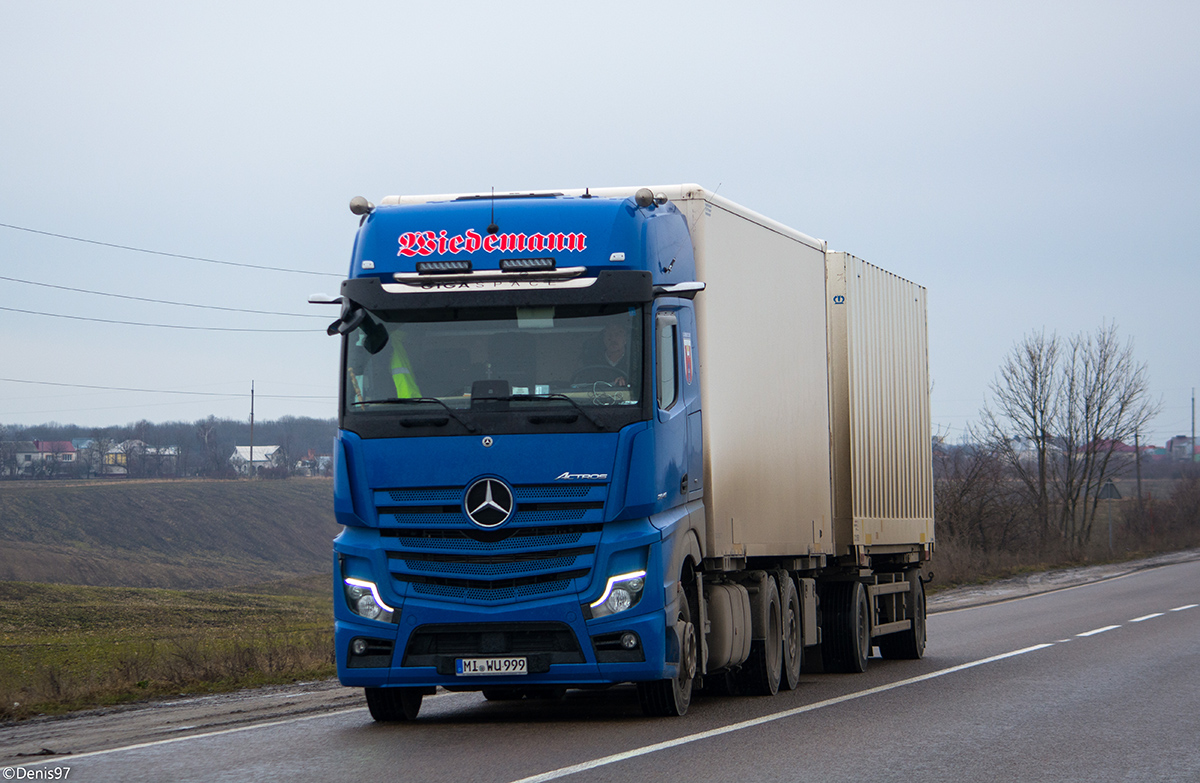 Германия, № MI-WU 999 — Mercedes-Benz Actros ('2018)