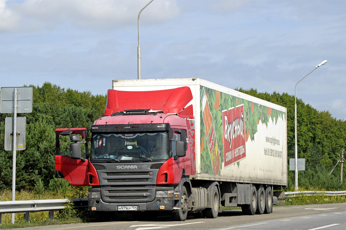 Новосибирская область, № Н 979 ЕР 154 — Scania ('2004) P340