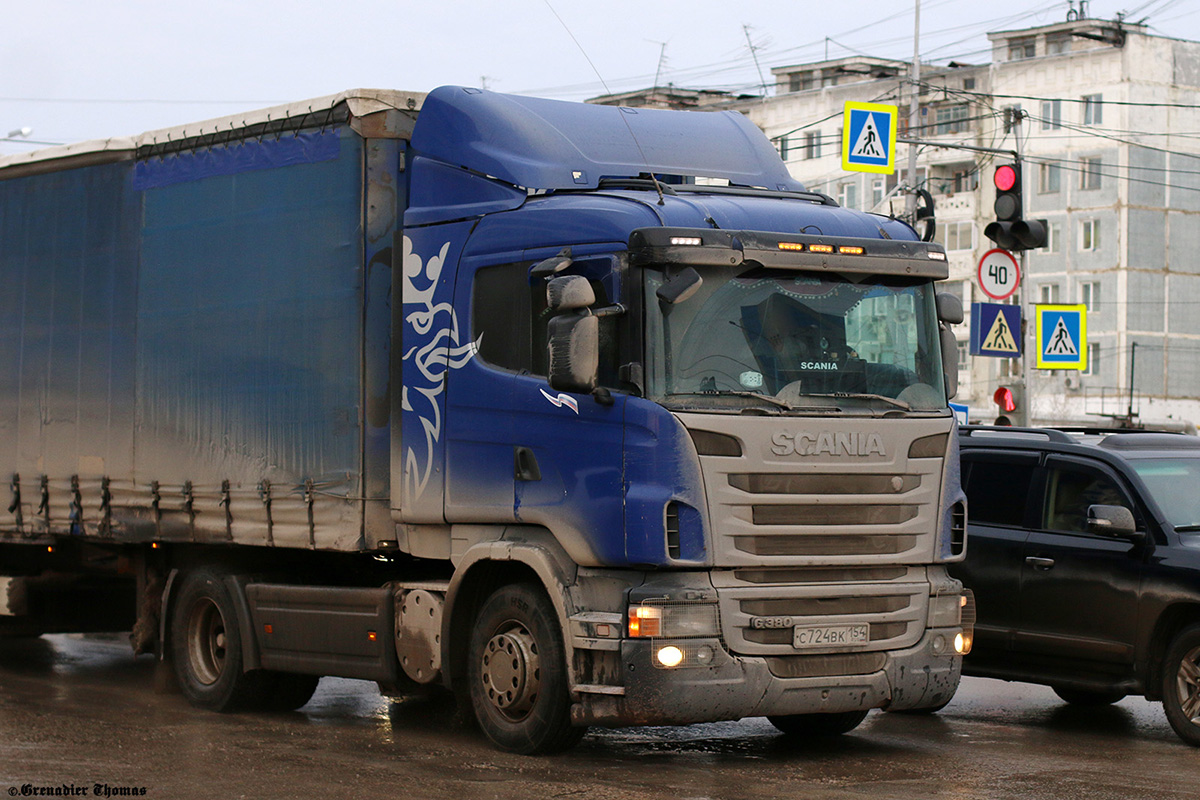 Новосибирская область, № С 724 ВК 154 — Scania ('2009) G380