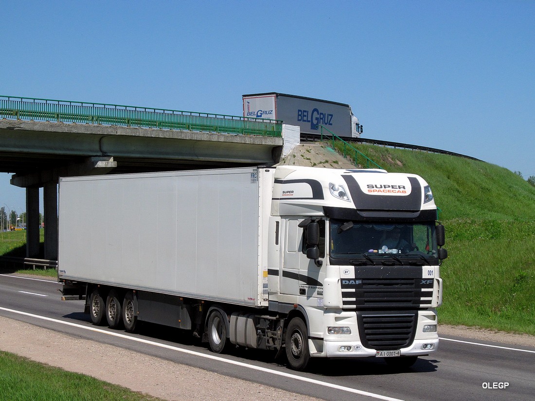 Брестская область, № АІ 0001-1 — DAF XF105 FT