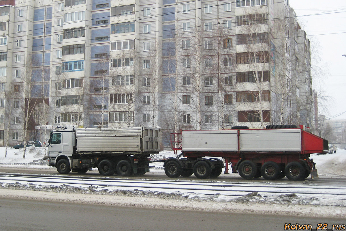 Алтайский край, № А 555 МУ 22 — Mercedes-Benz Actros ('2003)