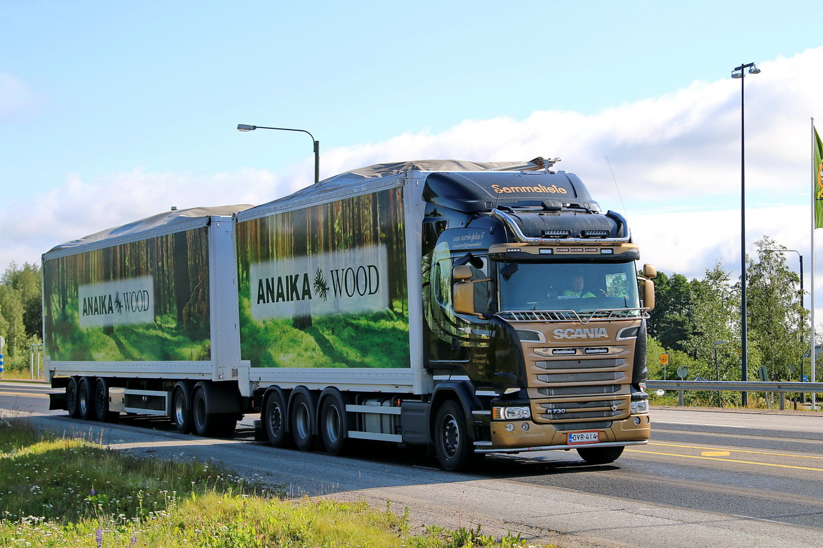 Финляндия, № OVR-414 — Scania ('2013) R730