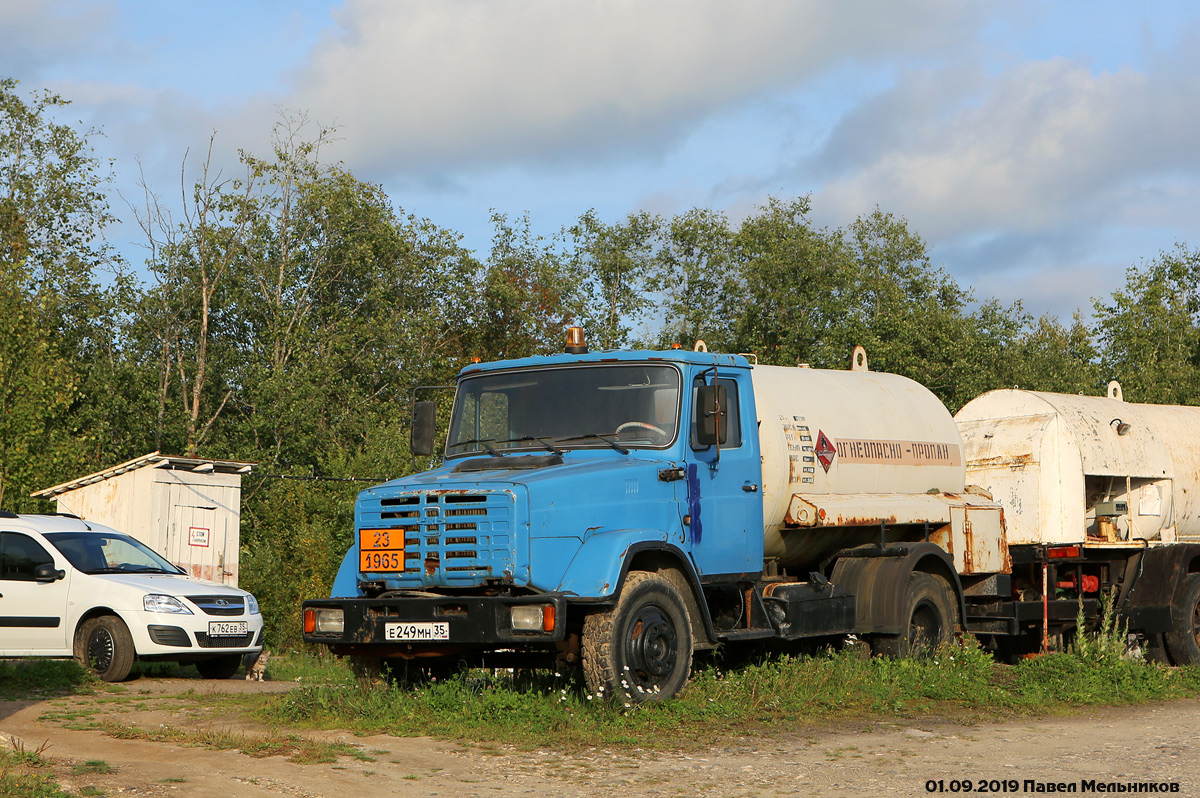 Вологодская область, № Е 249 МН 35 — ЗИЛ-433362