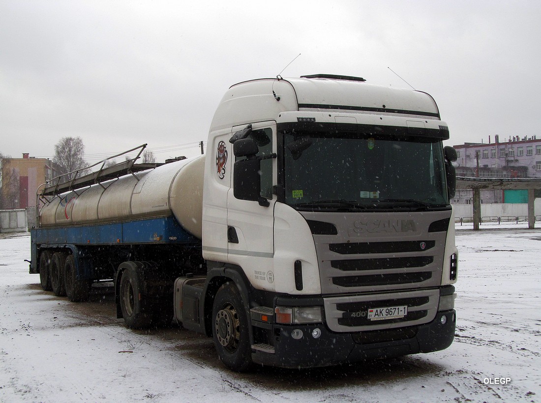 Брестская область, № АК 9671-1 — Scania ('2009) R400