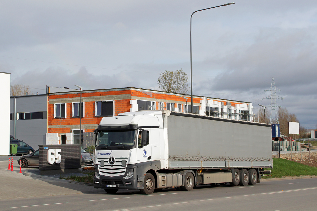 Литва, № KUR 033 — Mercedes-Benz Actros ('2011) 1845