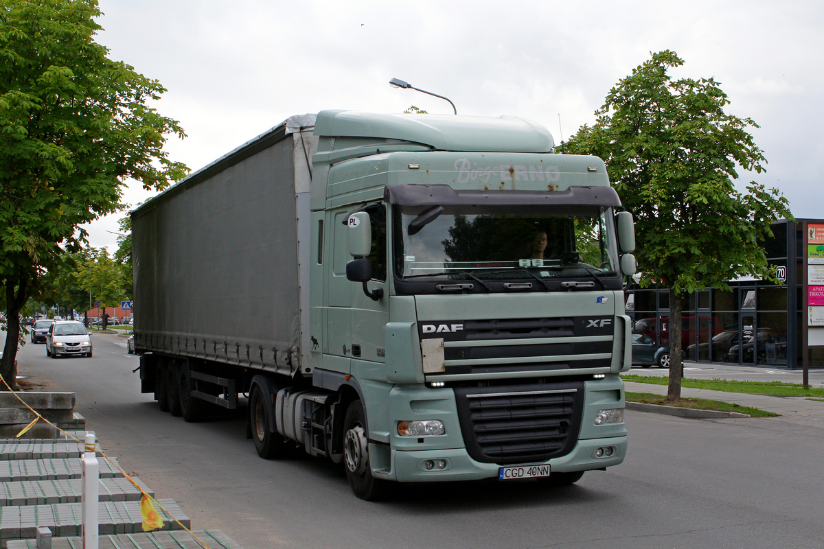 Польша, № CGD 40NN — DAF XF105 FT