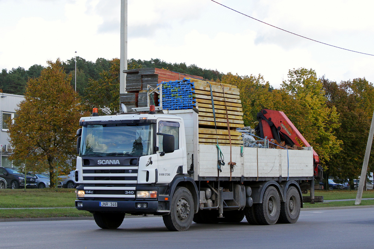 Литва, № JNR 346 — Scania ('1996) P114C