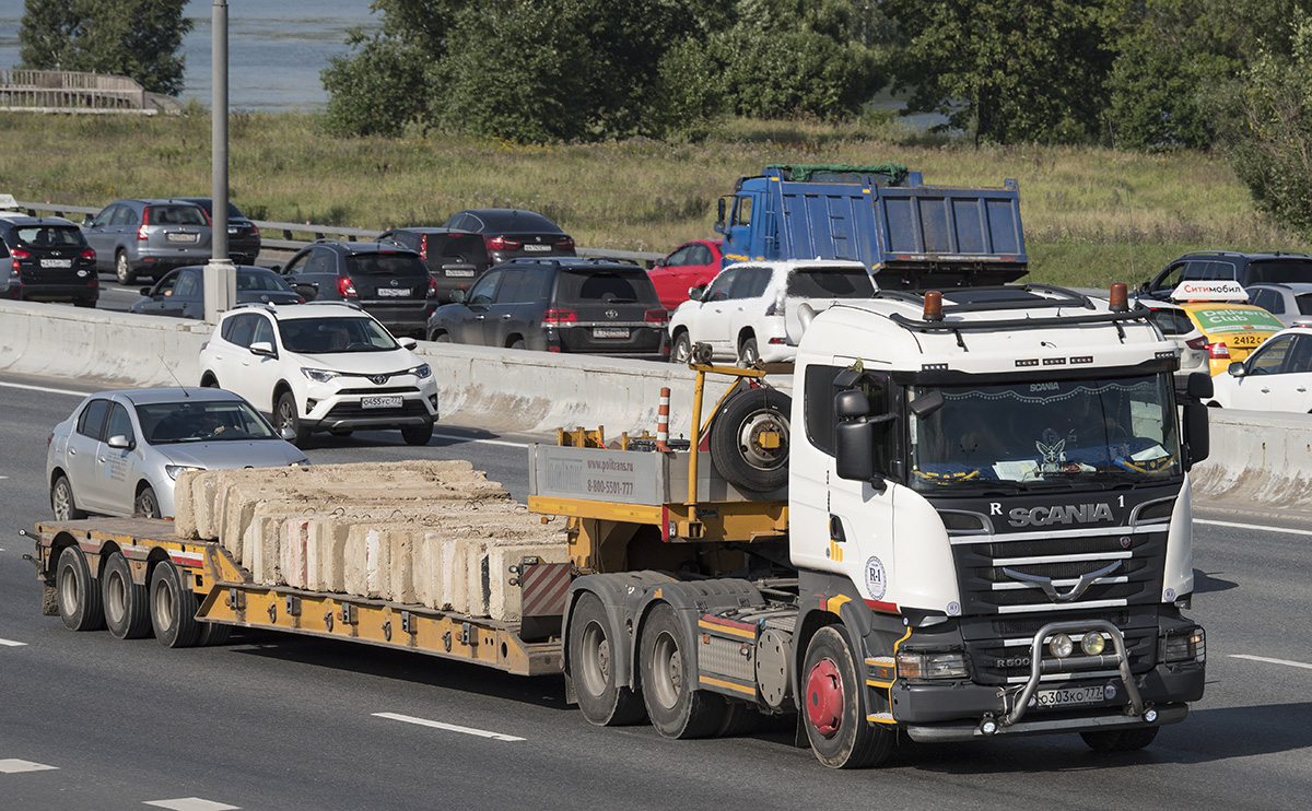 Москва, № О 303 КО 777 — Scania ('2013) R500