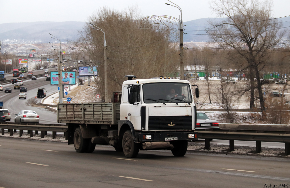 Красноярский край, № К 562 РТ 24 — МАЗ-533603