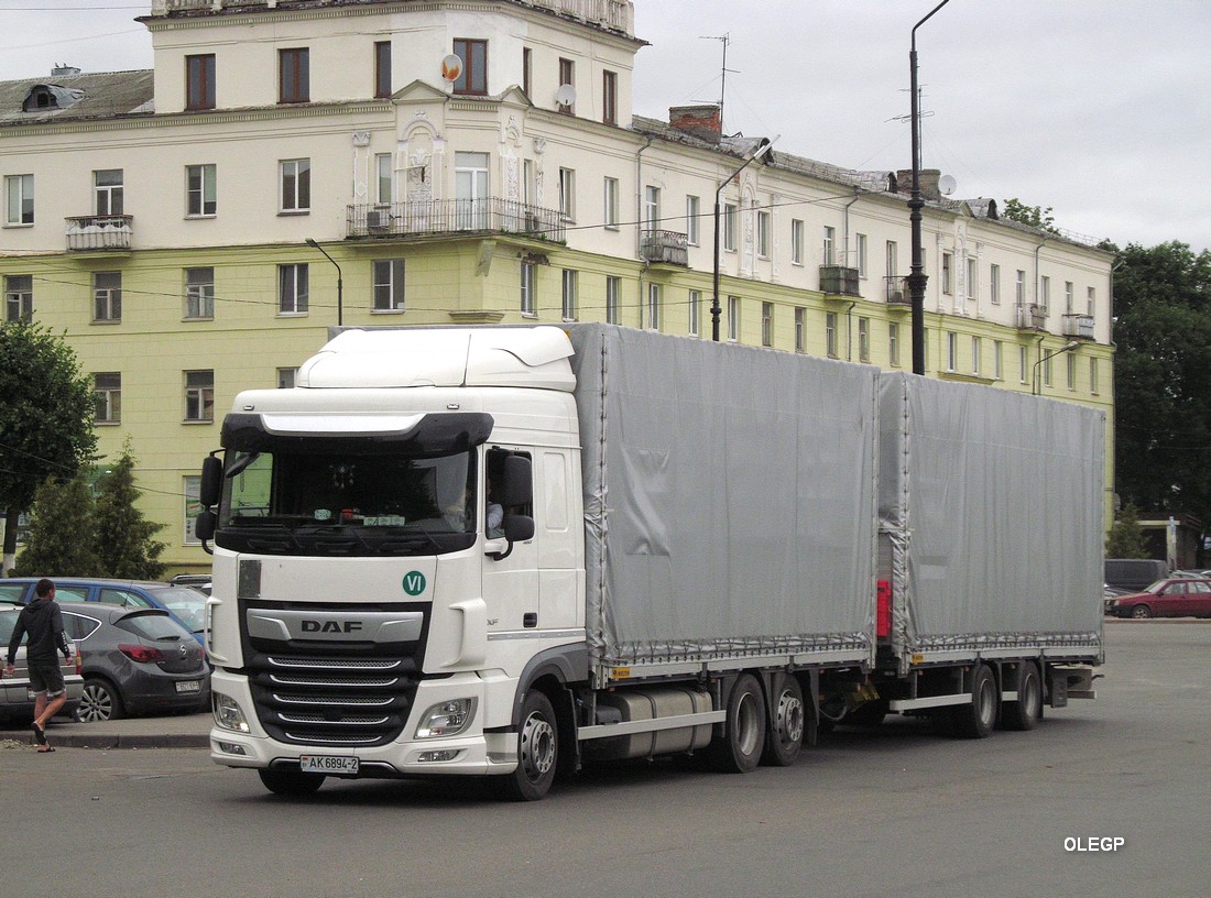 Витебская область, № АК 6894-2 — DAF XF Euro6 FAR