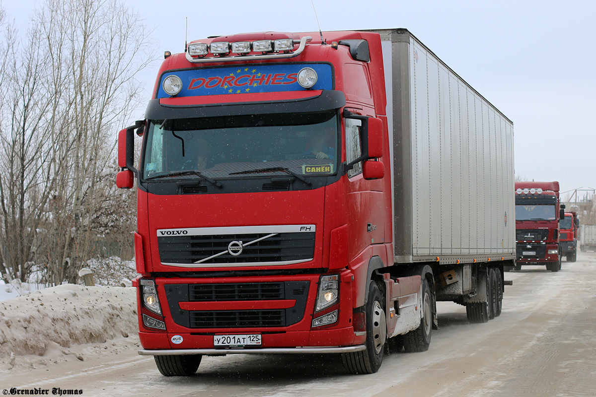 Приморский край, № У 201 АТ 125 — Volvo ('2008) FH.540