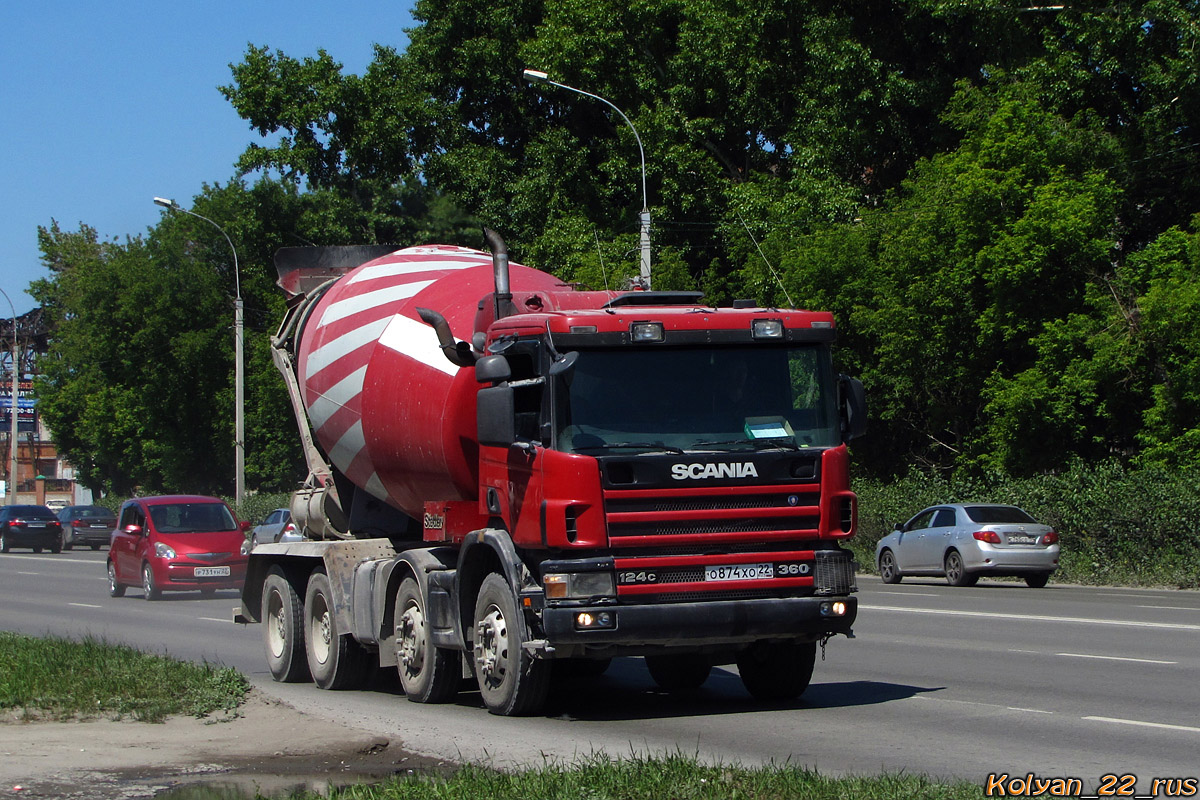 Алтайский край, № О 874 ХО 22 — Scania ('1996) P124C