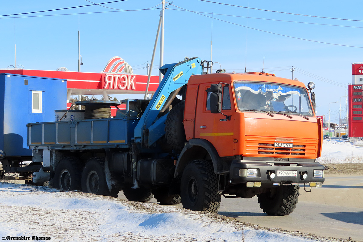 Красноярский край, № Р 924 ВУ 124 — КамАЗ-43118-15 [43118R]