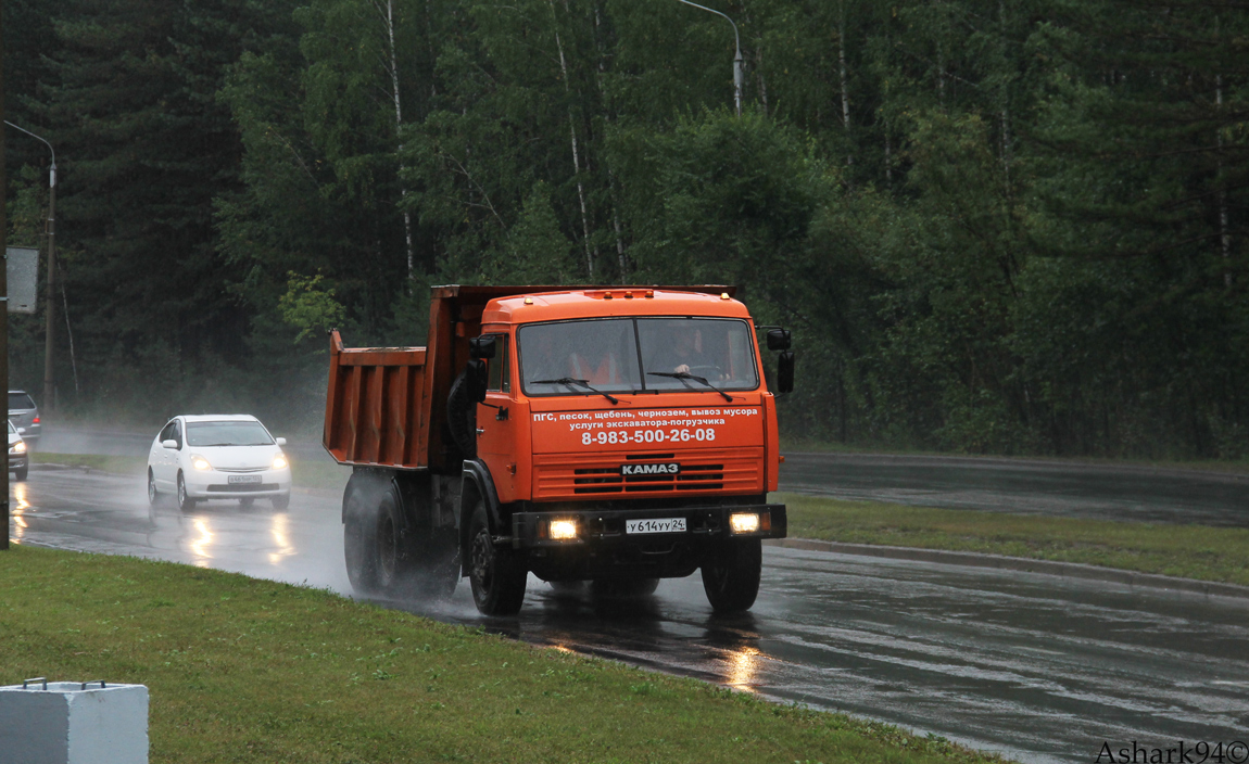 Красноярский край, № У 614 УУ 24 — КамАЗ-65115-02 [65115C]