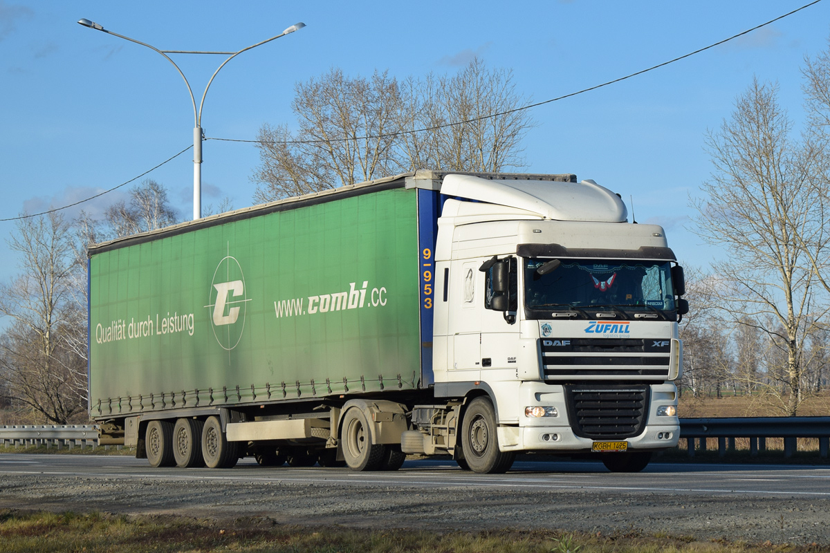 Киргизия, № KGBH 1425 — DAF XF105 FT