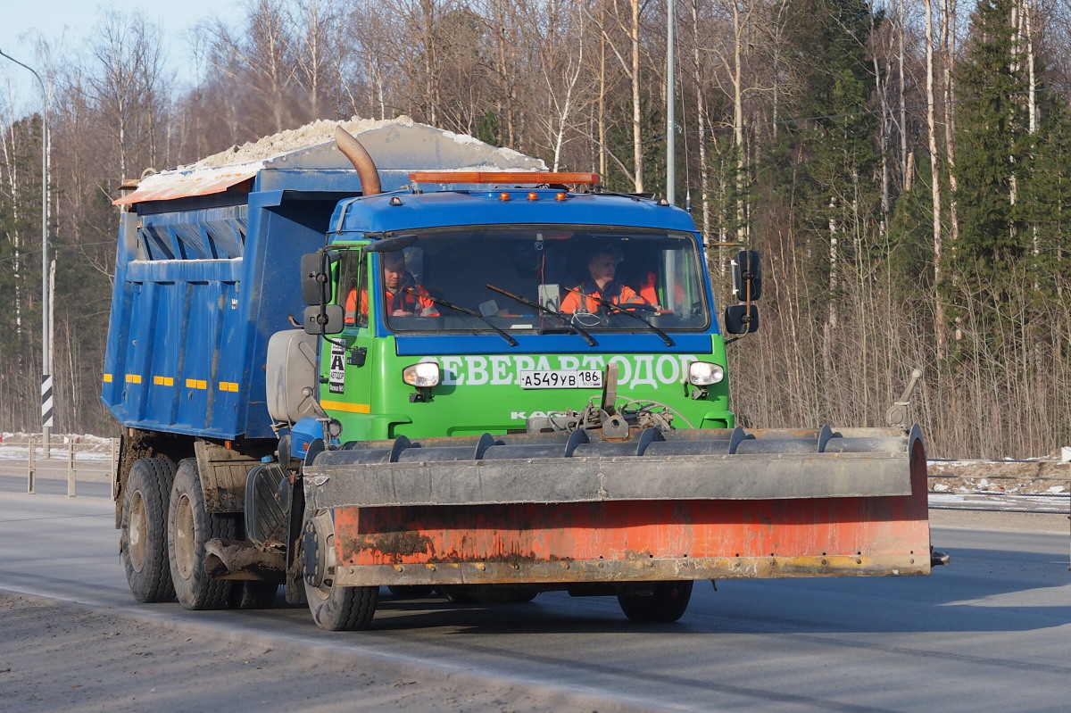 Ханты-Мансийский автоном.округ, № А 549 УВ 186 — КамАЗ-65115-50