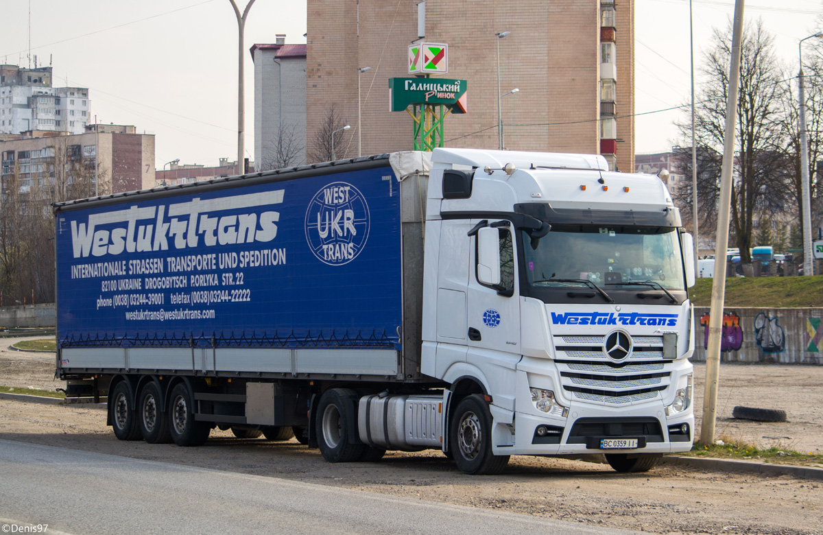 Львовская область, № ВС 0359 ІІ — Mercedes-Benz Actros ('2011) 1848