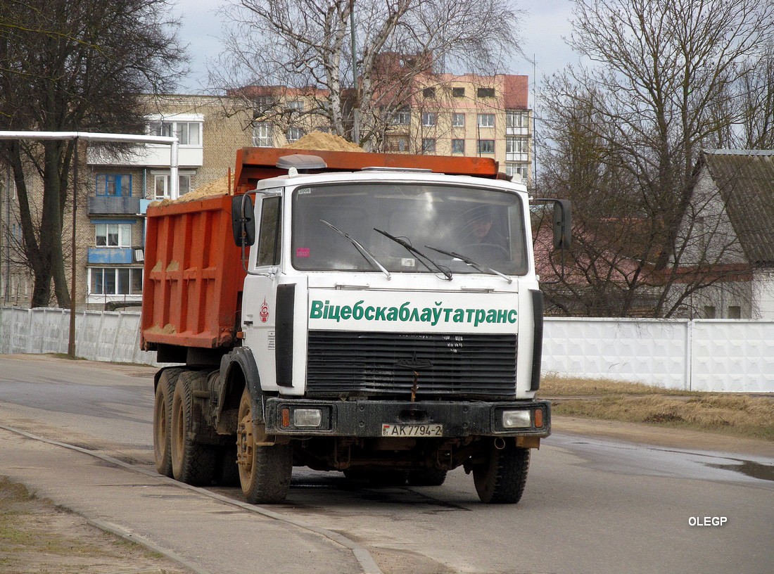 Витебская область, № АК 7794-2 — МАЗ-5516 (общая модель)