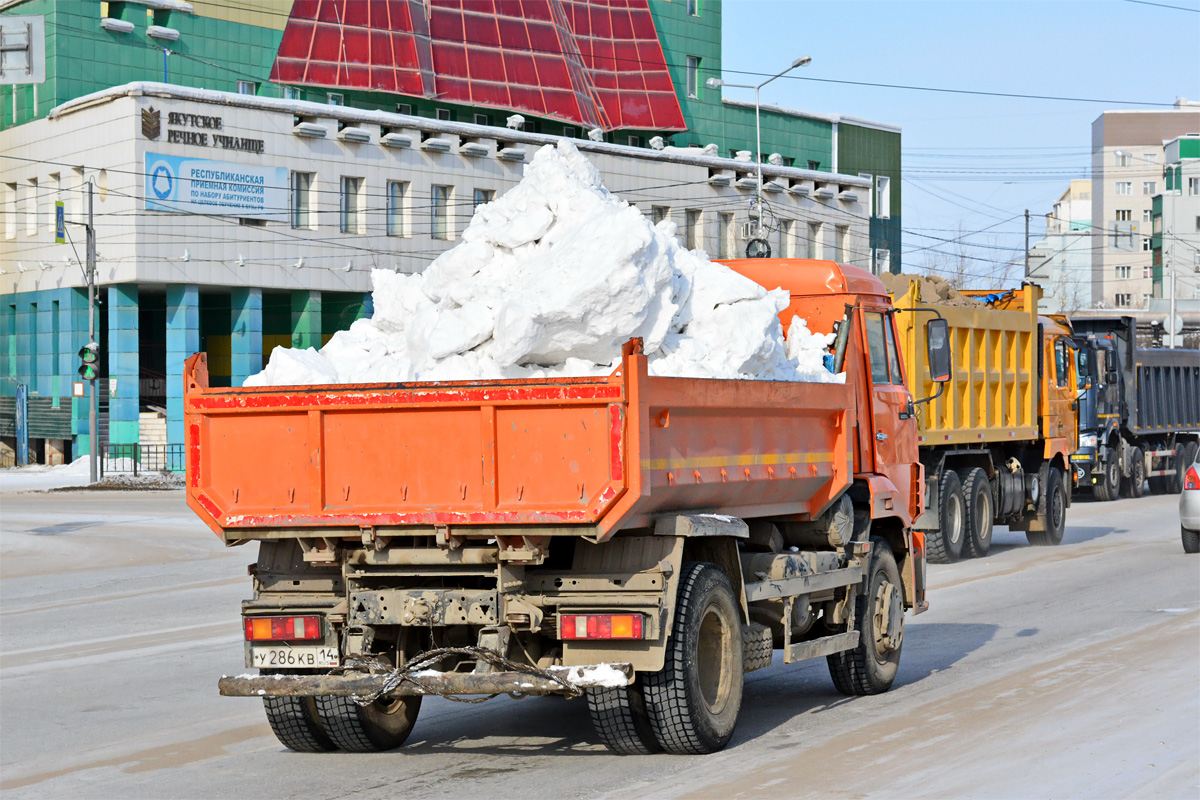 Саха (Якутия), № У 286 КВ 14 — КамАЗ-43255-H3