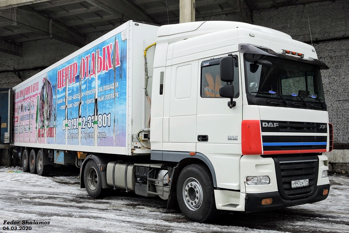 Челябинская область, № У 997 СН 174 — DAF XF105 FT