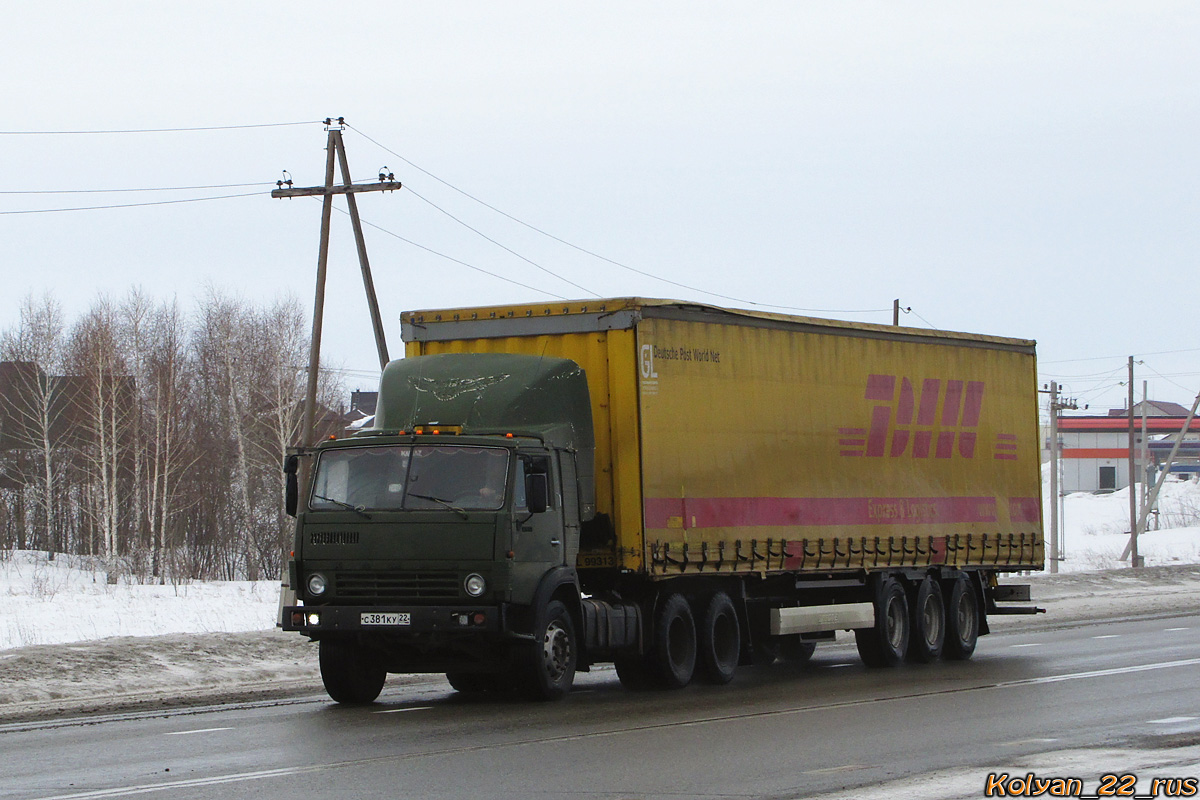 Алтайский край, № С 381 КУ 22 — КамАЗ-5410