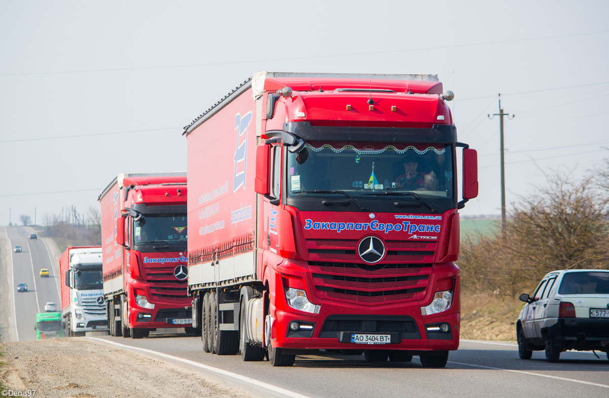 Закарпатская область, № АО 3404 ВТ — Mercedes-Benz Actros ('2011) 1845