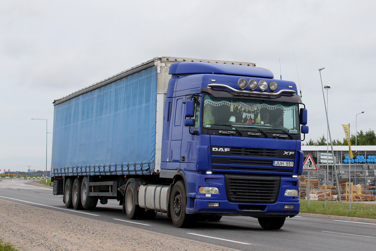 Литва, № JUH 551 — DAF XF95 FT