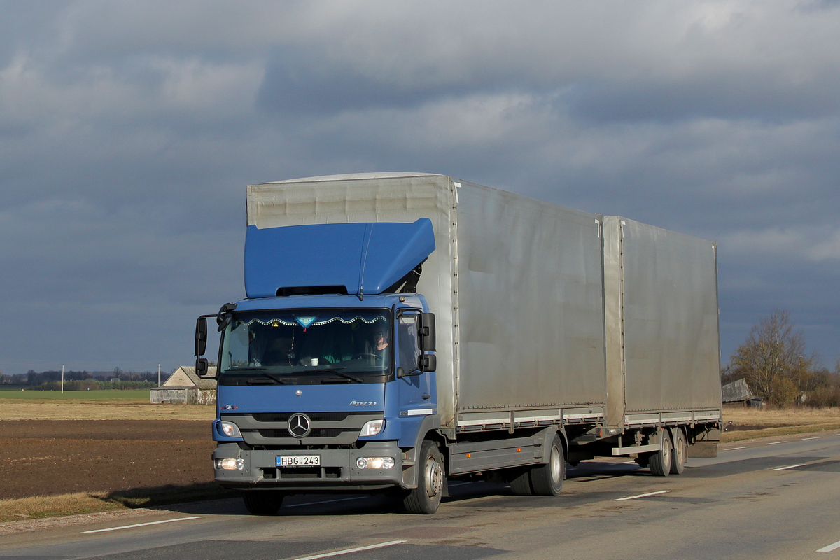 Литва, № HBG 243 — Mercedes-Benz Atego (общ.м)