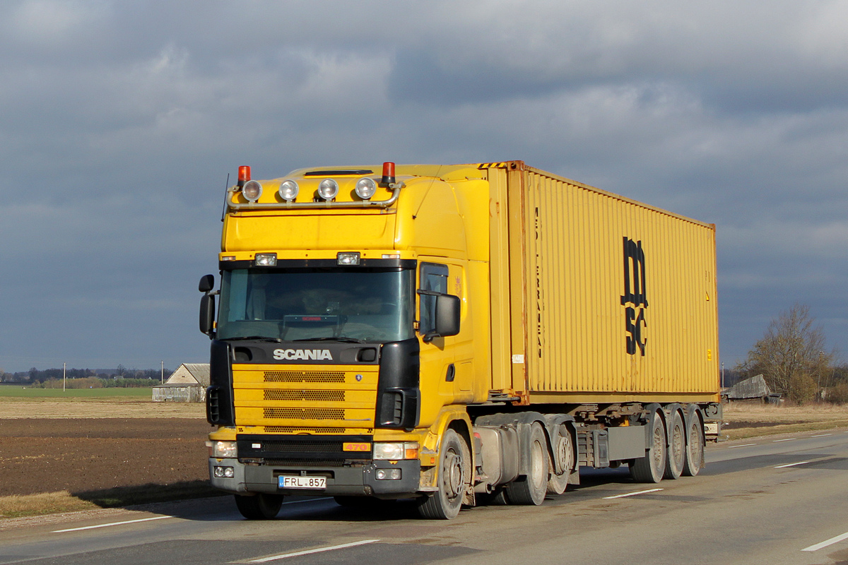 Литва, № FRL 857 — Scania ('1996) R124L