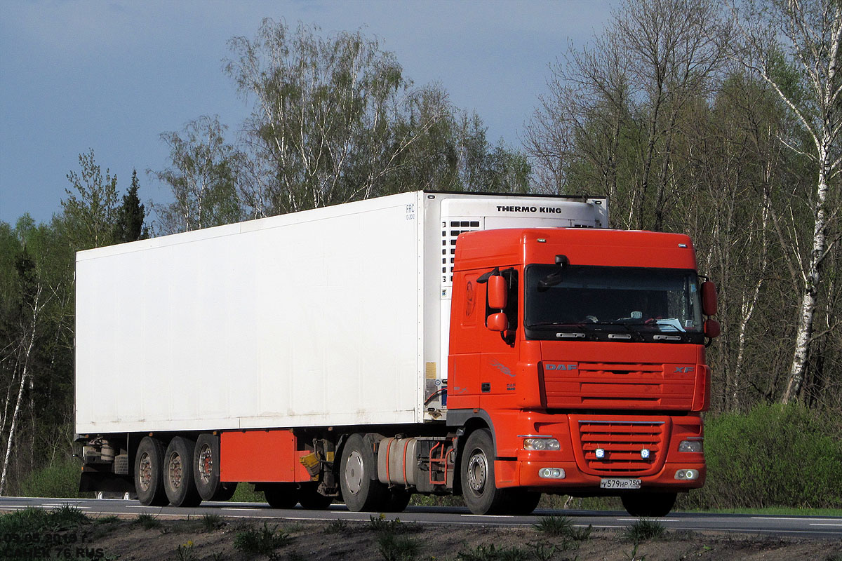 Московская область, № У 579 НР 750 — DAF XF105 FT