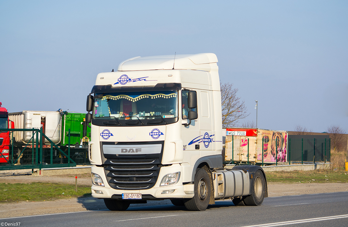 Польша, № EBE 01187 — DAF XF Euro6 FT