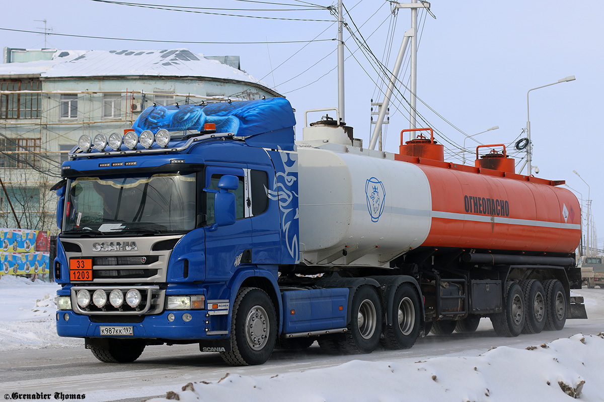 Саха (Якутия), № К 987 КК 197 — Scania ('2011) P400