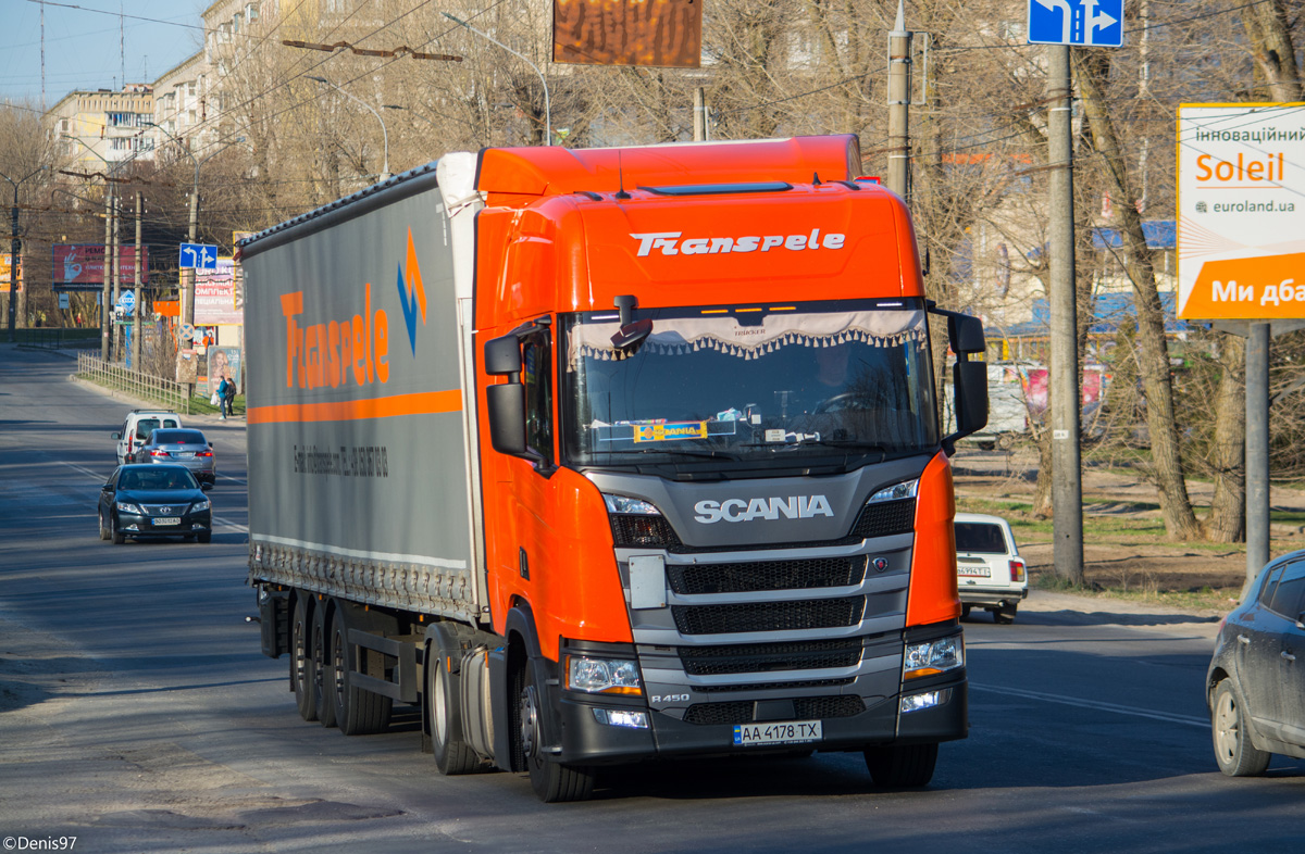 Киев, № АА 4178 ТХ — Scania ('2016) R450