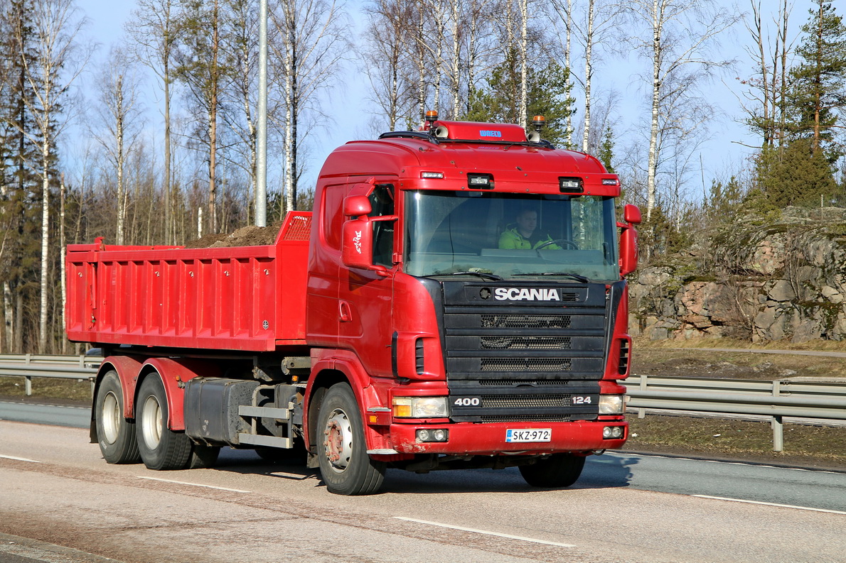 Финляндия, № SKZ-972 — Scania ('1996) R124C