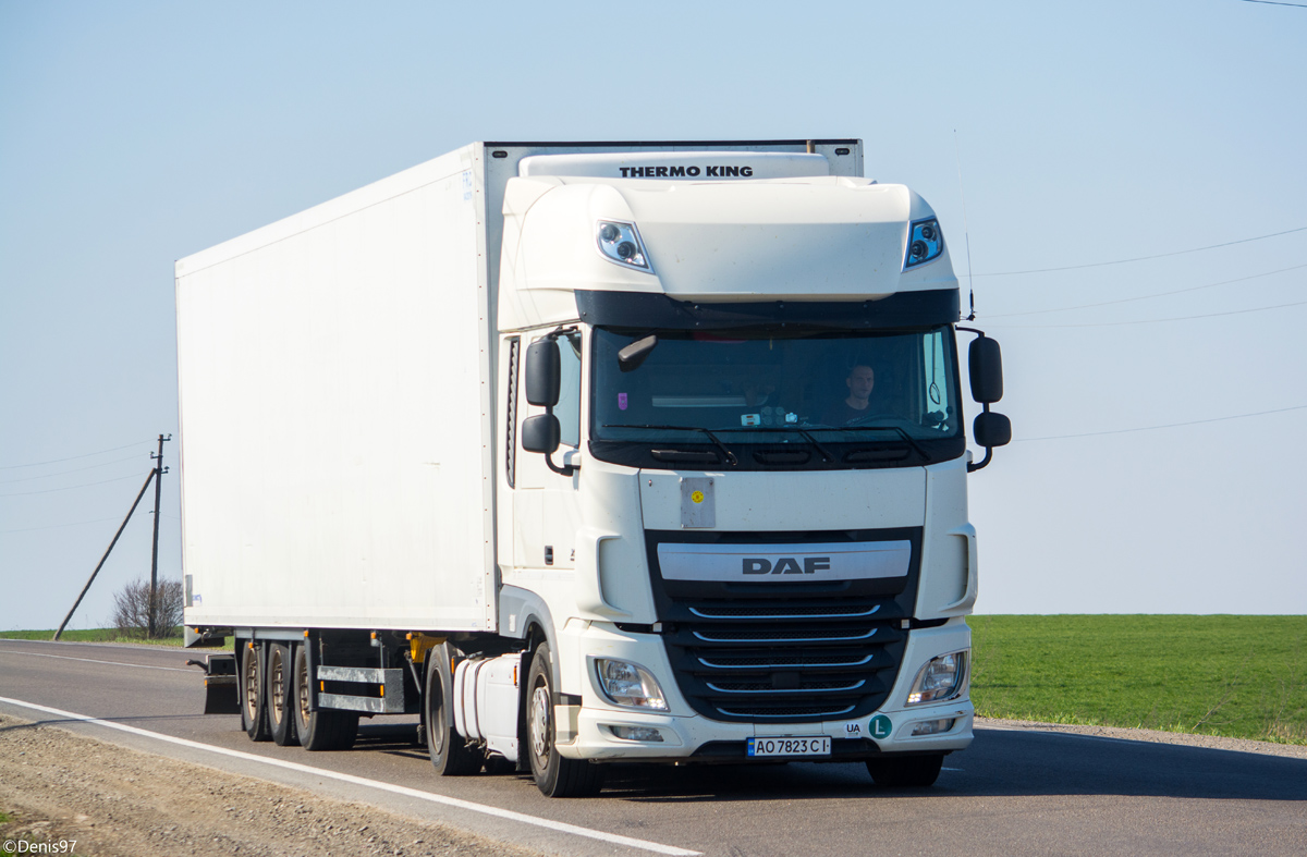 Закарпатская область, № АО 7823 СІ — DAF XF Euro6 FT